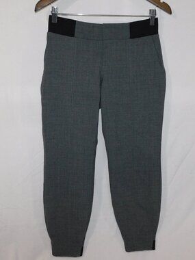 Athleta Work It City Jogger Pants Gray Work Office  Casual Wool blend Women 4P